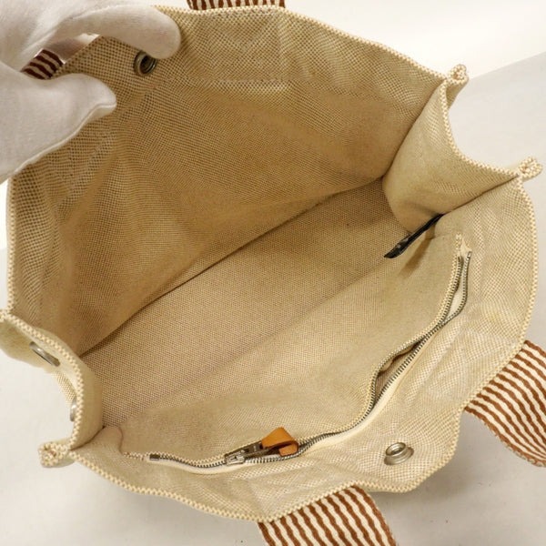 Hermes New Fourre-Tout Canvas Handbag 4