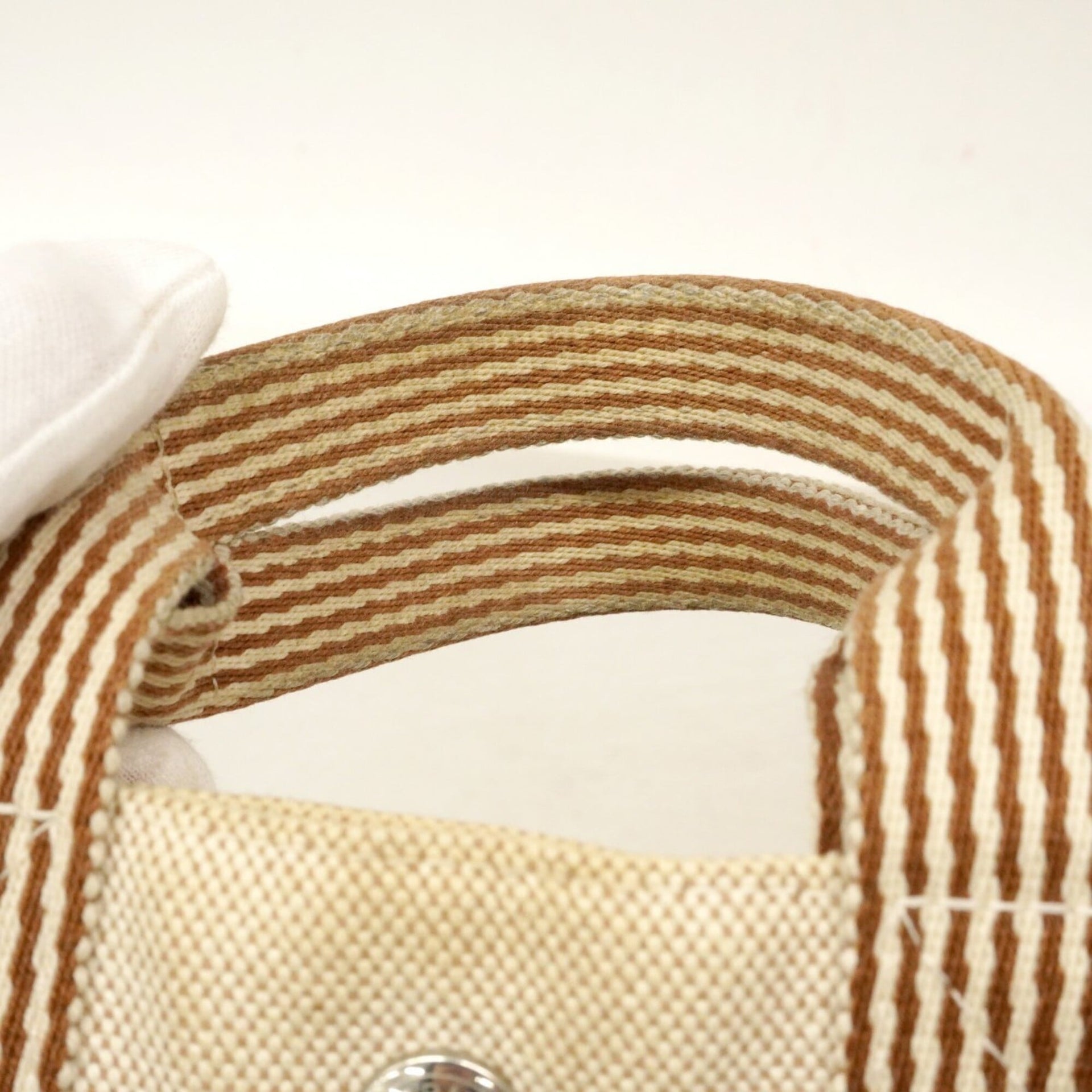 Hermes New Fourre-Tout Canvas Handbag 17