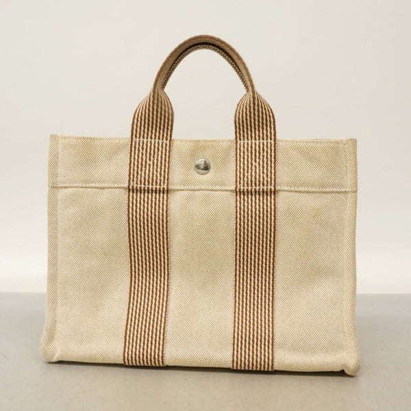 Hermes New Fourre-Tout Canvas Handbag 26