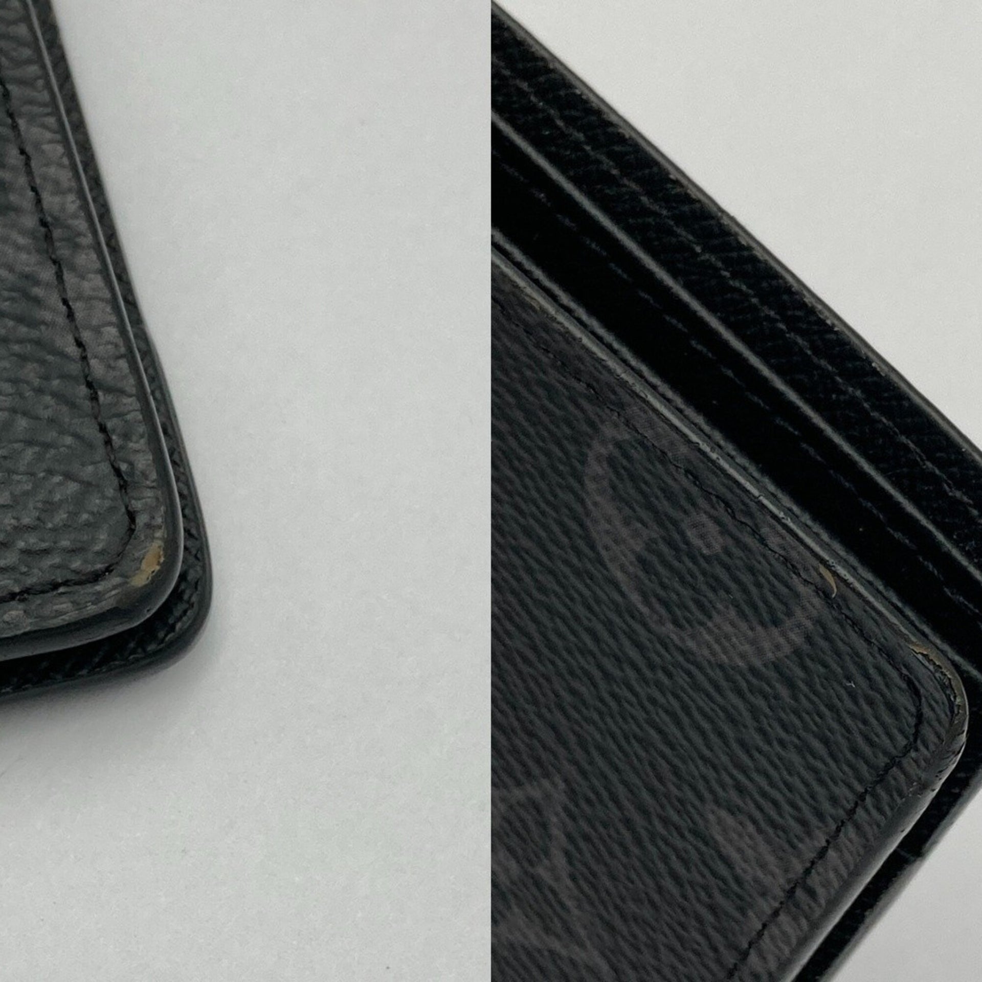 LOUIS VUITTON Louis Vuitton Monogram Eclipse Portefeuille Multiple M61695 Wallet Compact Men's 5