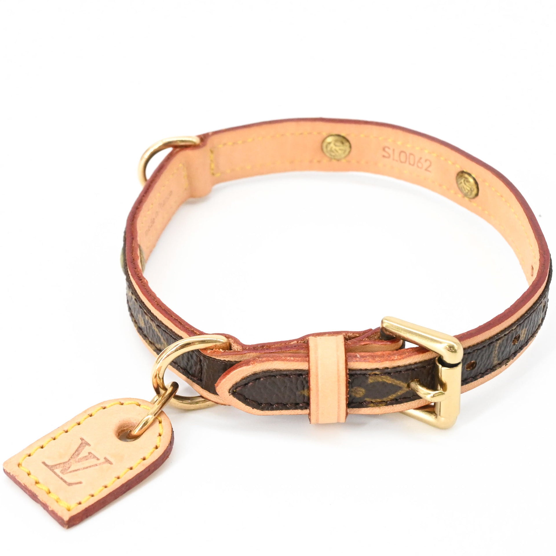 LOUIS VUITTON Collar para perro pequeño Monogram Collier Baxter PM 2