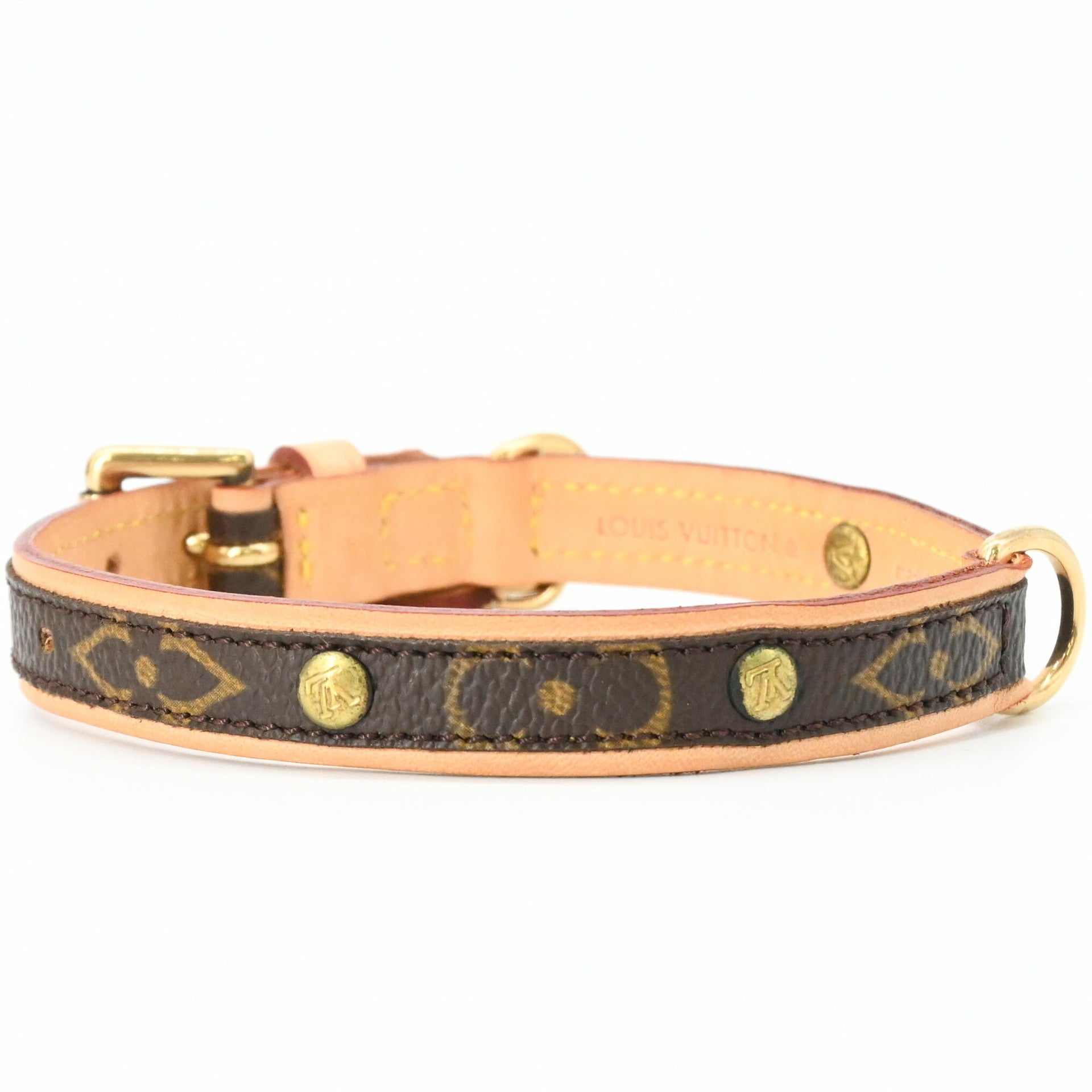 LOUIS VUITTON Collar para perro pequeño Monogram Collier Baxter PM 4