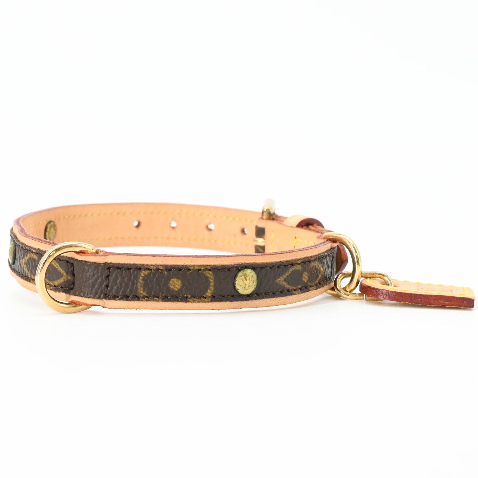 LOUIS VUITTON Collar para perro pequeño Monogram Collier Baxter PM 5