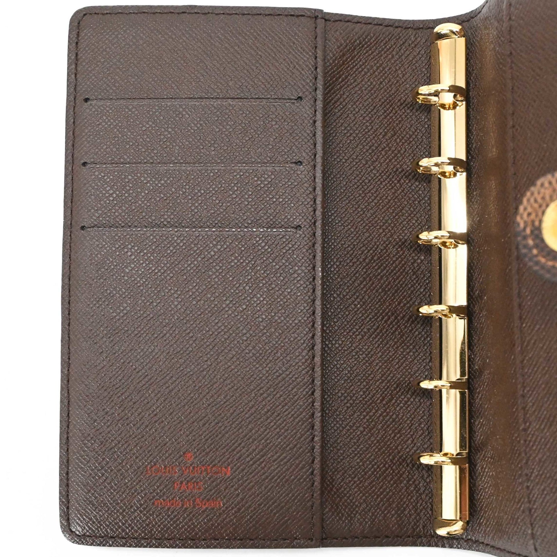 LOUIS VUITTON Damier Agenda PM Notebook Cover 9