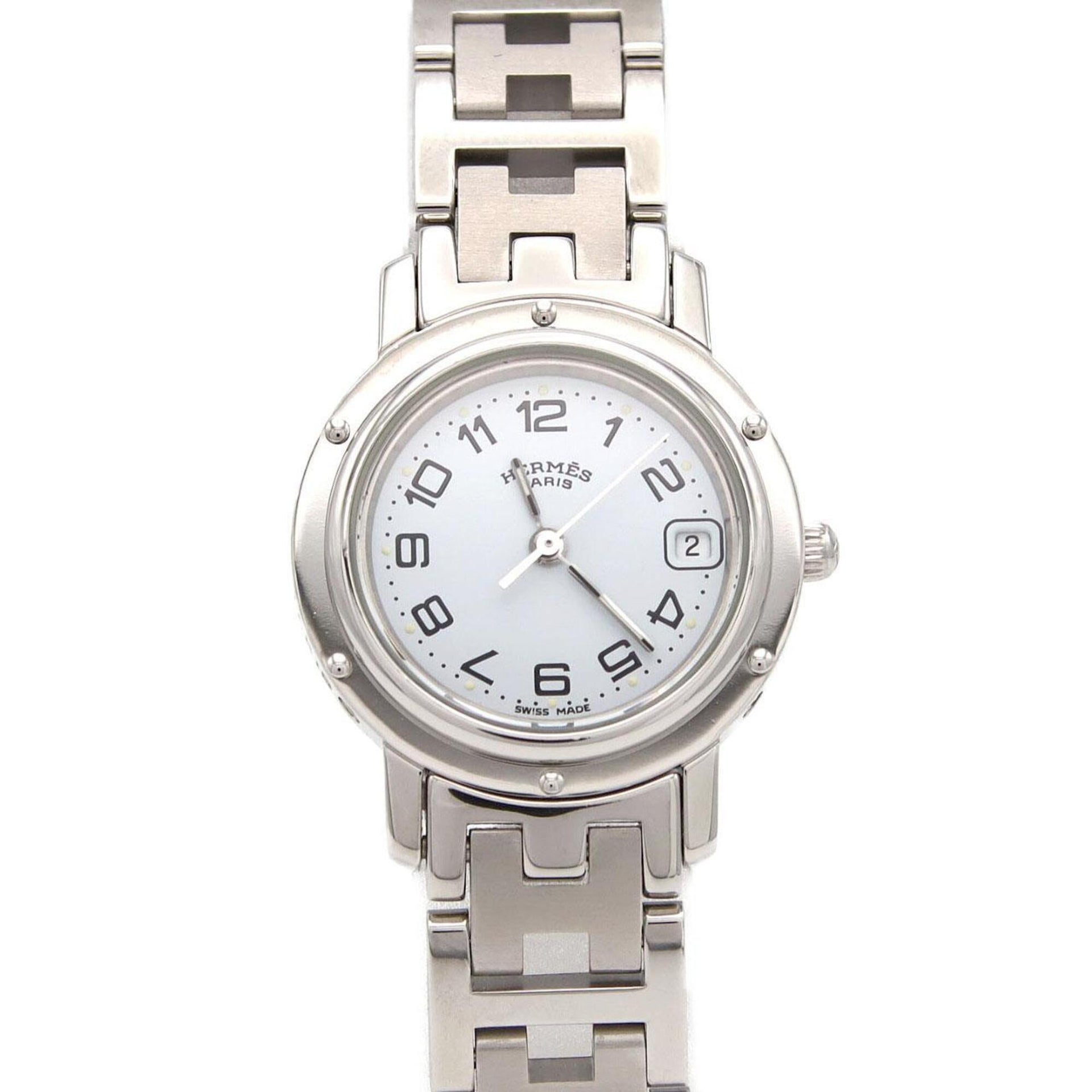 Hermes Clipper CL4.210 SS Quartz Watch 1