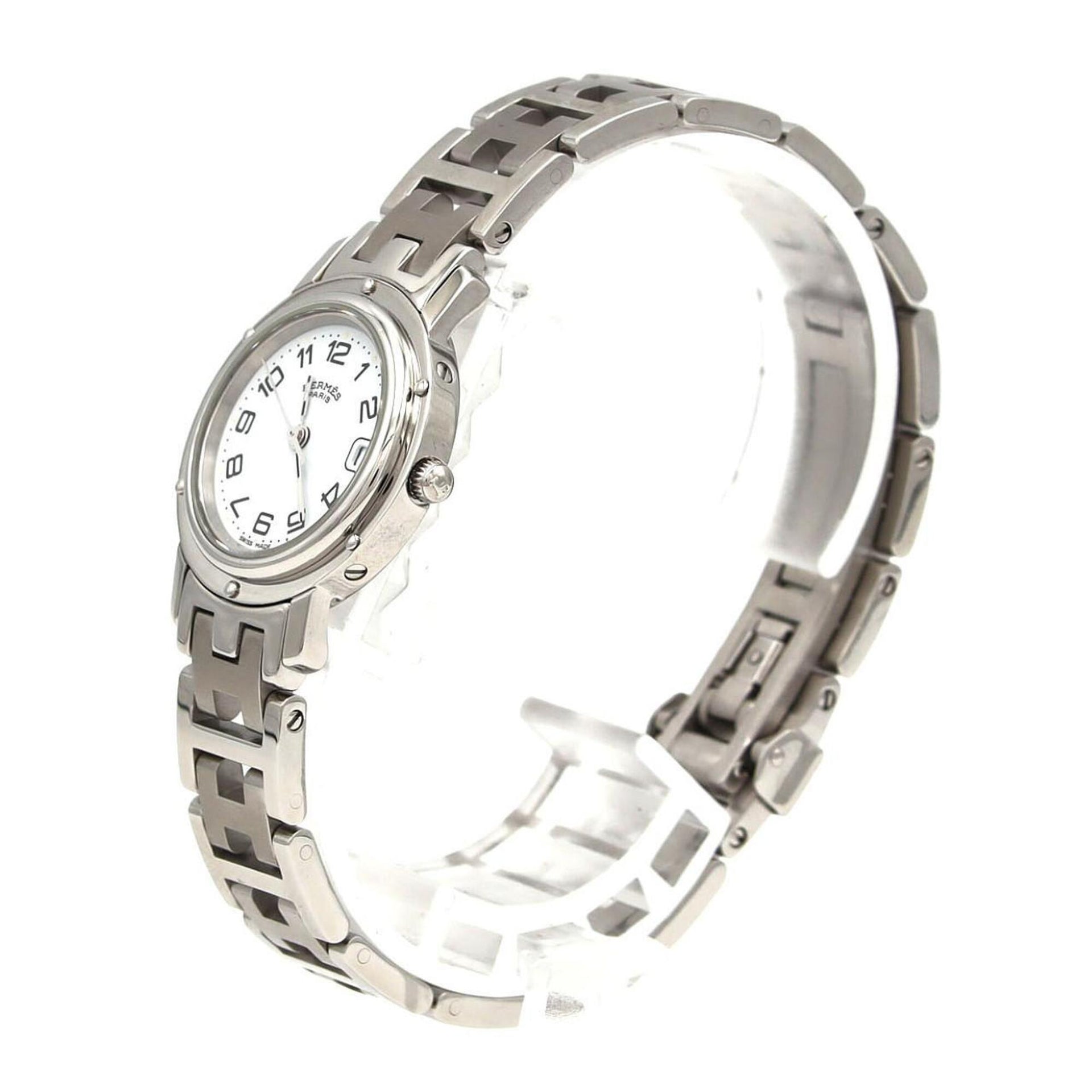 Hermes Clipper CL4.210 SS Quartz Watch 2