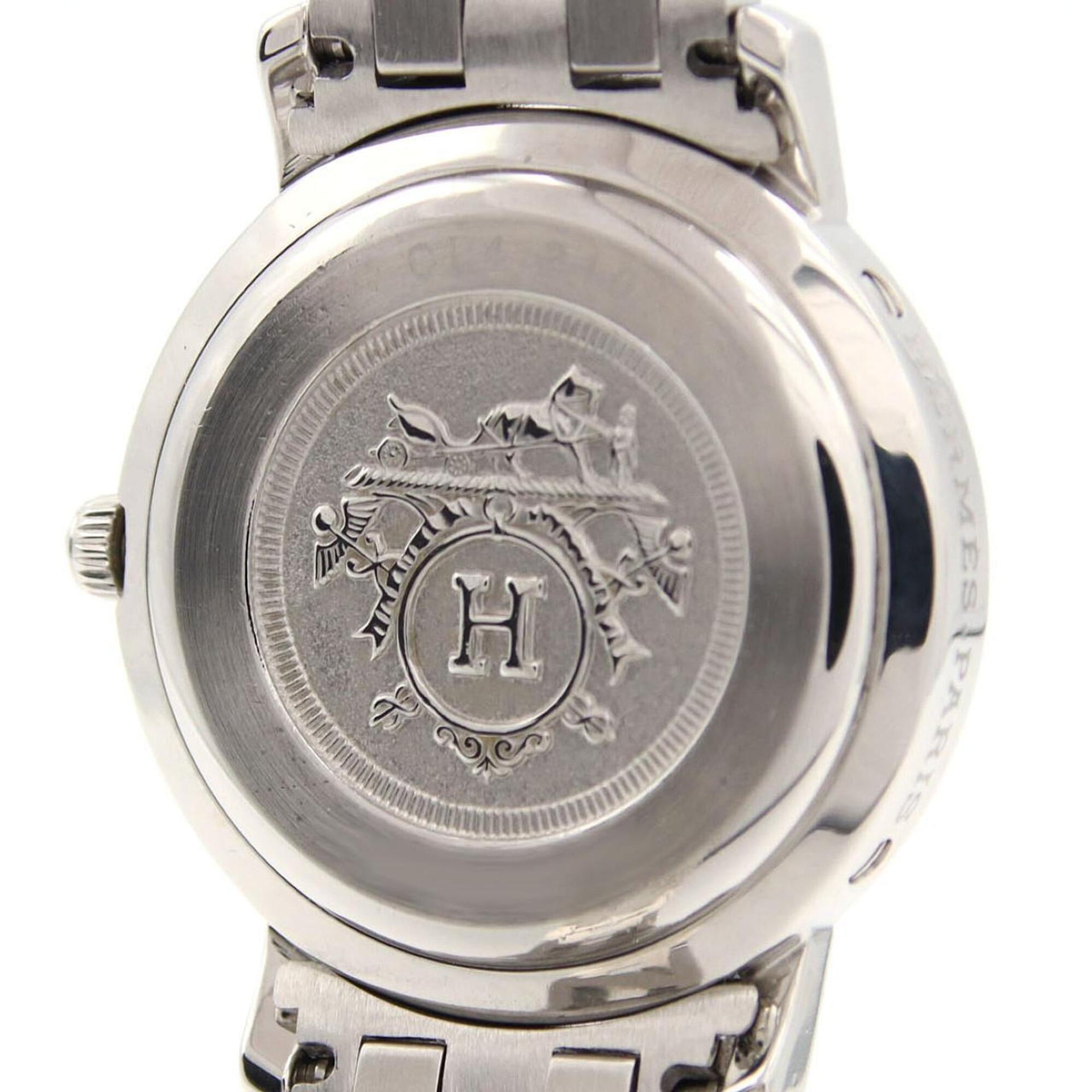 Hermes Clipper CL4.210 SS Quartz Watch 6